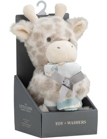 Plush Toy & Washers Savanna Giraffe