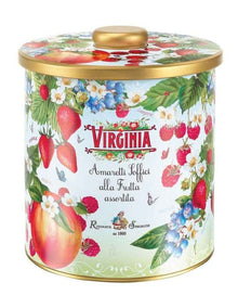 Fruit Amaretti Round Tin 220g