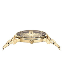 Mr. Daddy Slim Analogue DZ7490 Watch in Gold