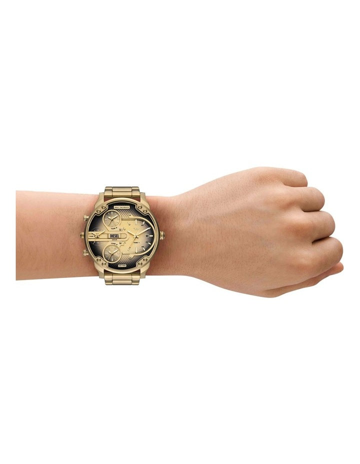 Mr. Daddy Slim Analogue DZ7490 Watch in Gold