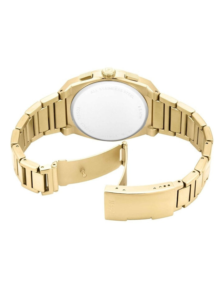 Everett FS6119 Analog-Chronograph Watch in Gold