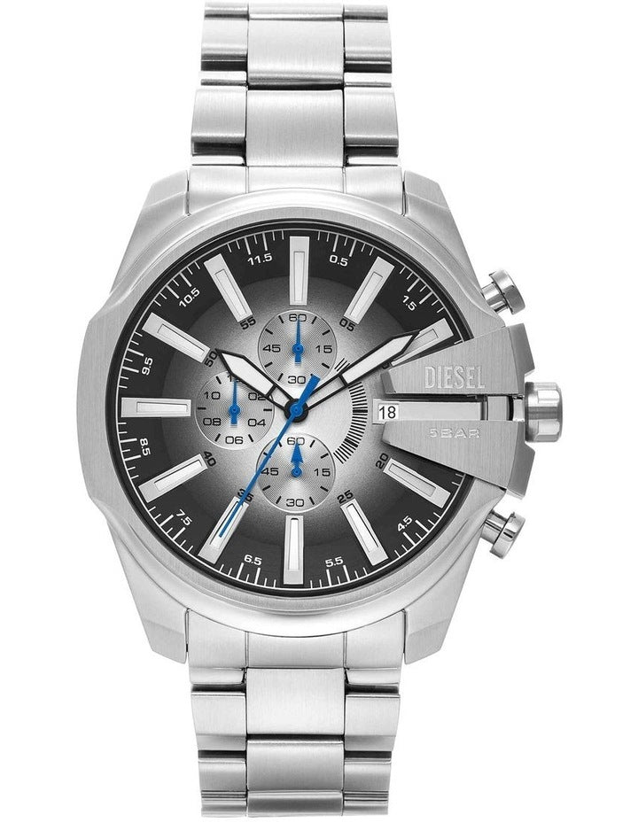Mega Chief Slim Analog-Chronograph DZ4686 Watch in Silver