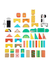 Wooden Jungle Blocks Building Set