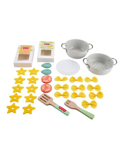 Wood Pots and Pasta Chef Set