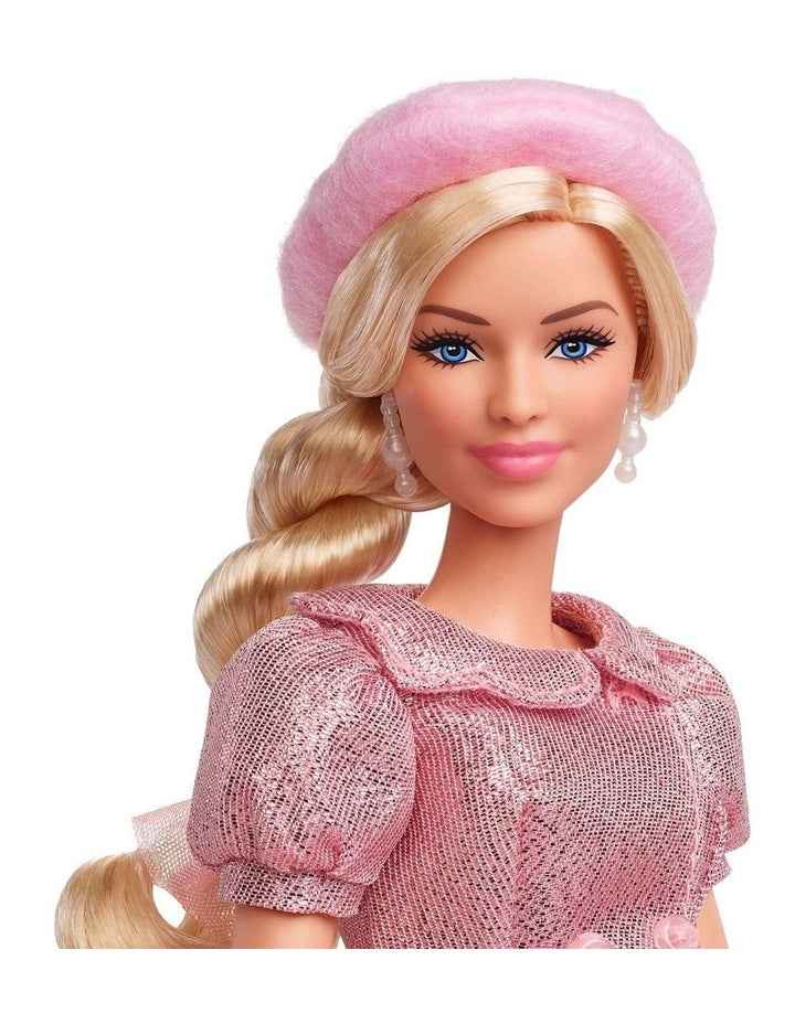 The Movie Margot Robbie As Barbie Wearing Pink Blouse & Skirt Set Doll