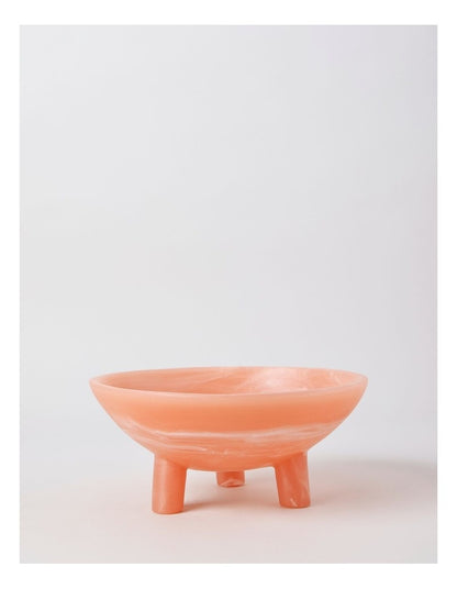 Pastel Brights Fruit Bowl With Stands in Peach
