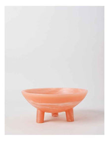 Pastel Brights Fruit Bowl With Stands in Peach