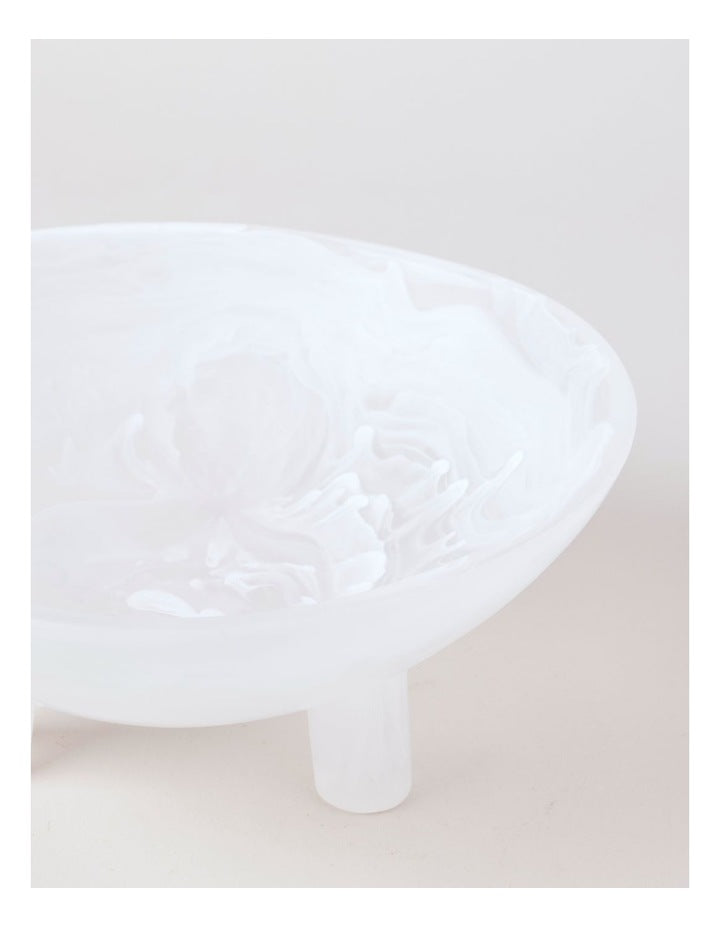 Pastel Brights Fruit Bowl With Stands in White