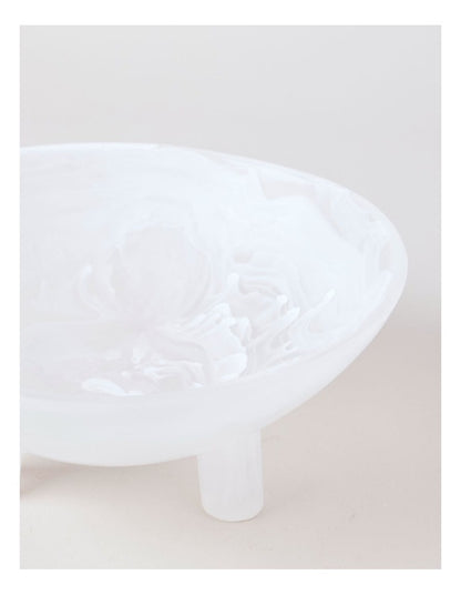 Pastel Brights Fruit Bowl With Stands in White