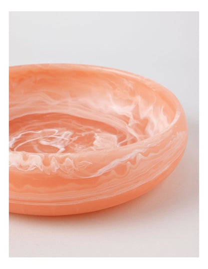 Pastel Brights Round Deep Salad Bowl in Peach