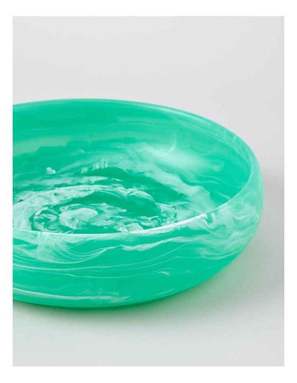 Pastel Brights Round Deep Salad Bowl in Teal
