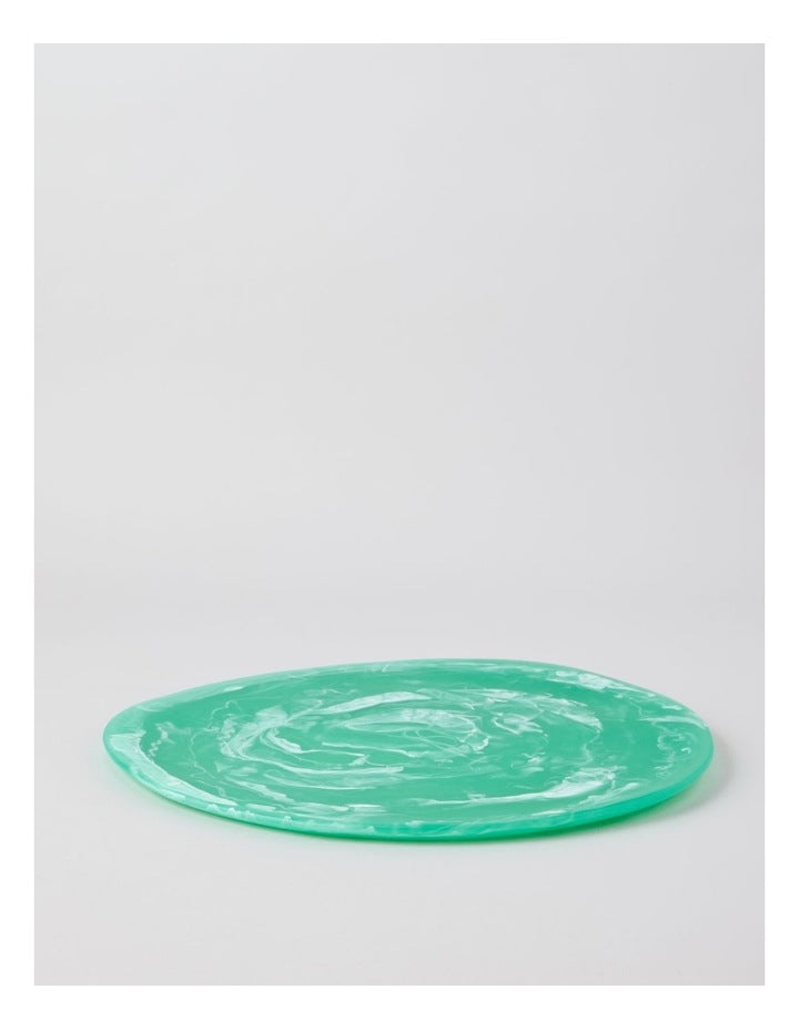 Pastel Brights Serving Plate in Teal