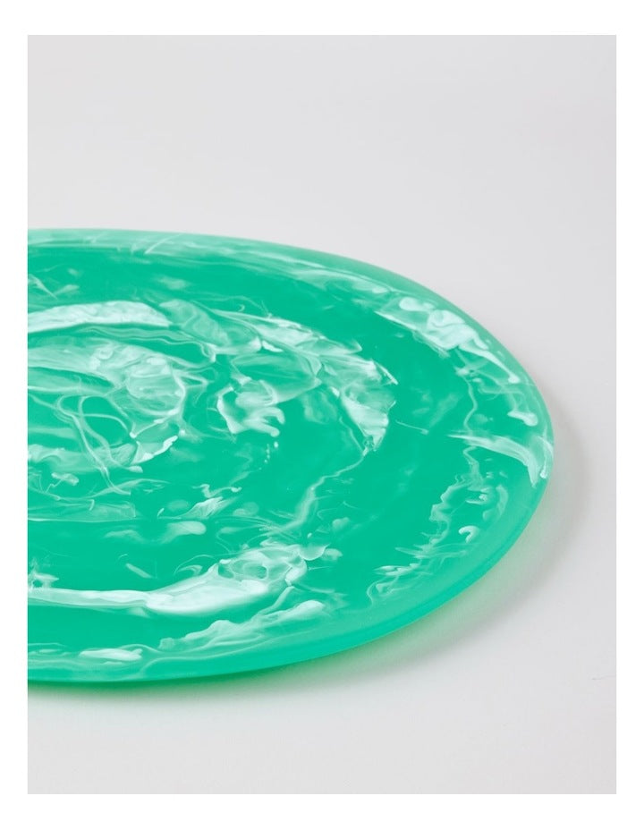 Pastel Brights Serving Plate in Teal