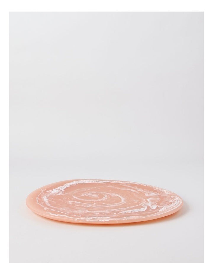 Pastel Brights Serving Plate in Peach