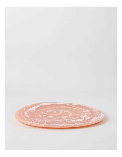 Pastel Brights Serving Plate in Peach