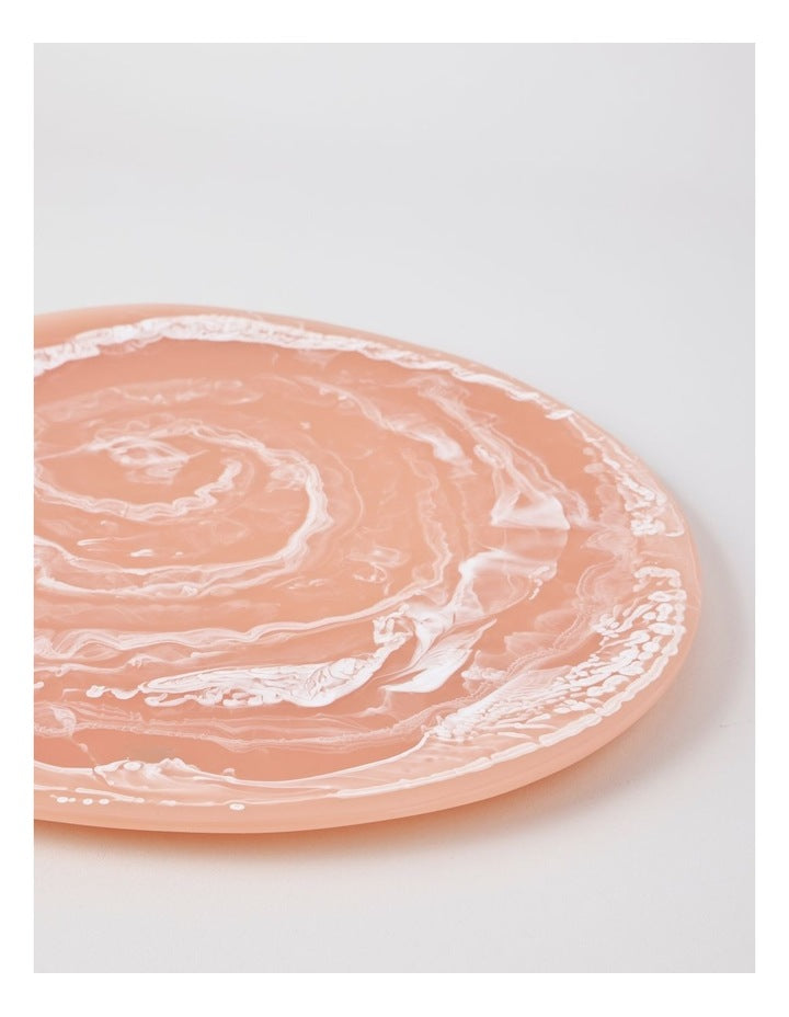 Pastel Brights Serving Plate in Peach