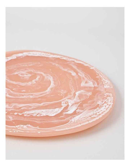 Pastel Brights Serving Plate in Peach
