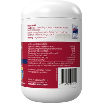 Nature's Way Magnesium + Calcium Muscle & Bones 150 pack