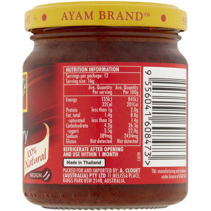 Ayam Paste Thai Red Curry 195g