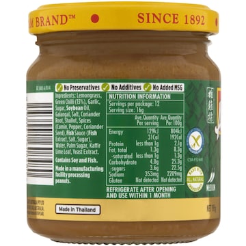 Ayam Paste Thai Green Curry 195g