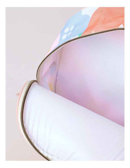 Kinder Backpack Sunflower Print in Pink