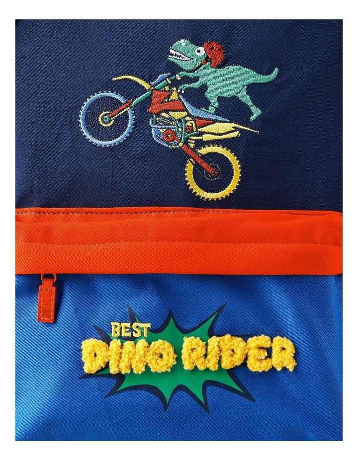 Colourblock Dino Backpack in Multi