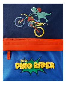 Colourblock Dino Backpack in Multi