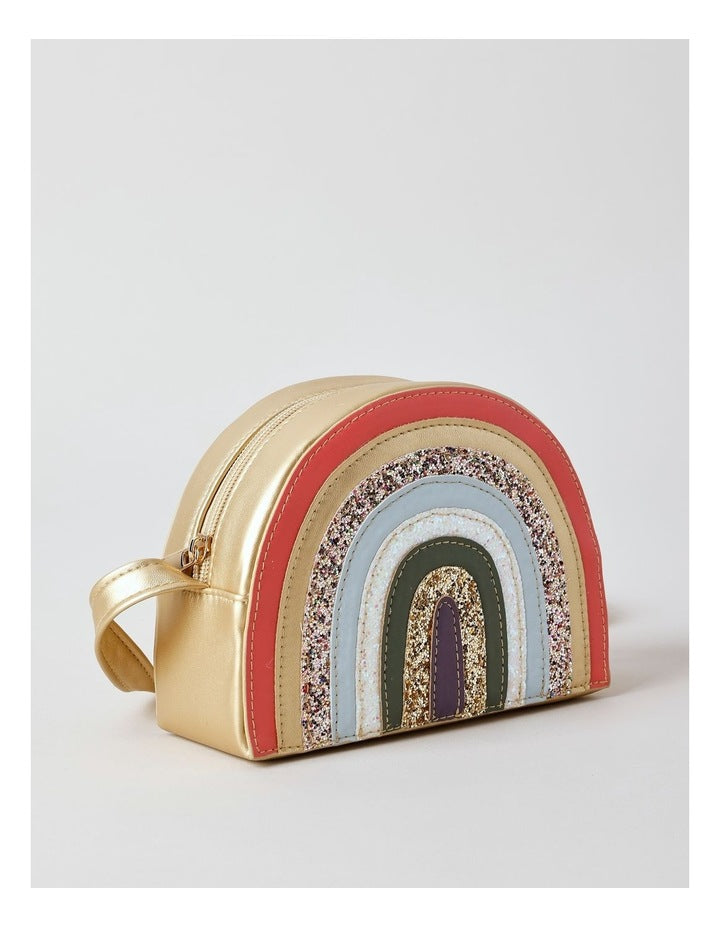Girls Novelty Rainbow Bag in Pink