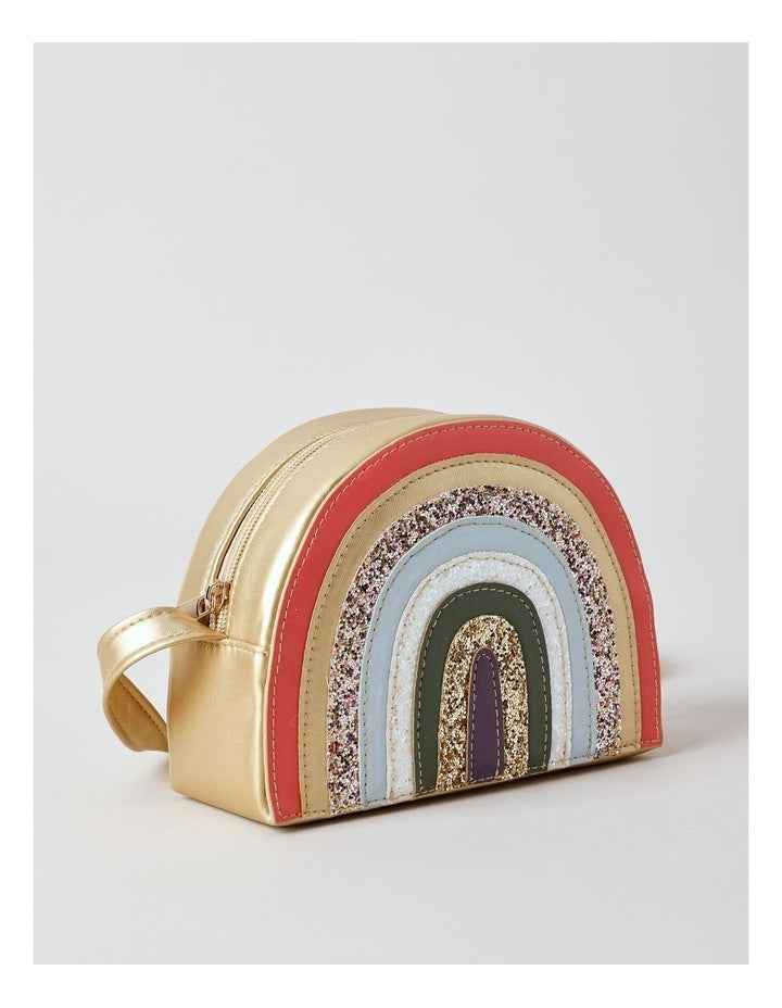Girls Novelty Rainbow Bag in Pink