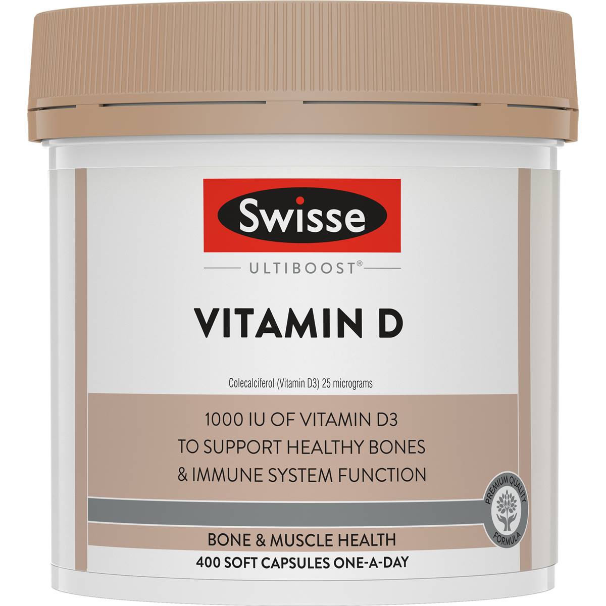 Swisse Ultiboost Vitamin D Capsules 400 pack