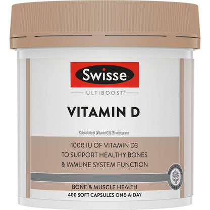 Swisse Ultiboost Vitamin D Capsules 400 pack