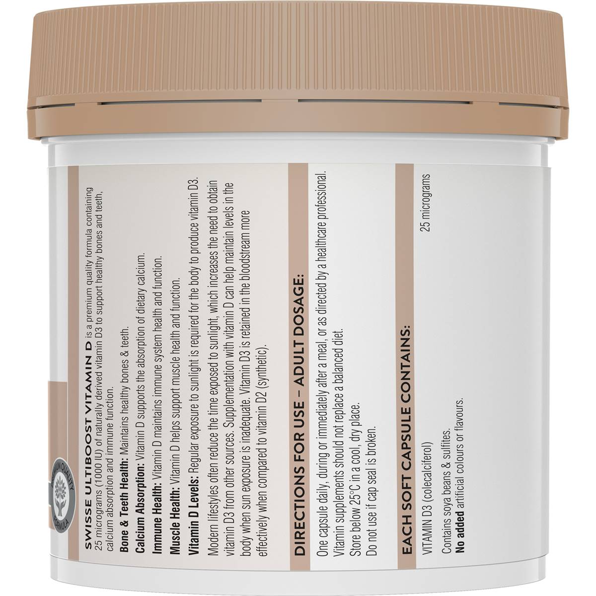 Swisse Ultiboost Vitamin D Capsules 400 pack