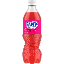 Fanta Raspberry Zero Sugar Soft Drink Bottles 600mL