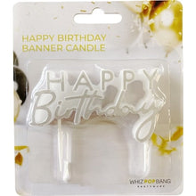 Whiz Pop Bang Happy Birthday Banner Candle each