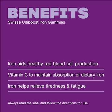 Swisse Ultiboost Iron Gummies Helps Relieve Fatigue 50 pack