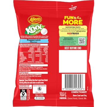 Allen's Kool Mints Lollies Bag 140g