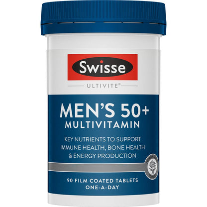 Swisse Ultivite Men's 50+ Multivitamin Tablets 90 pack