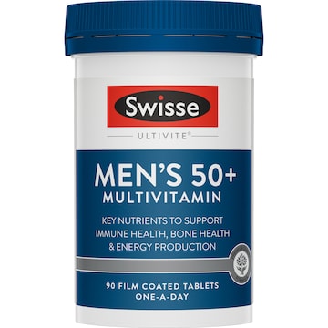 Swisse Ultivite Men's 50+ Multivitamin Tablets 90 pack