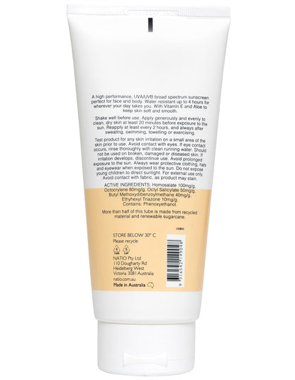 Quick Dry Moisturising Sunscreen SPF 50+ 200ml