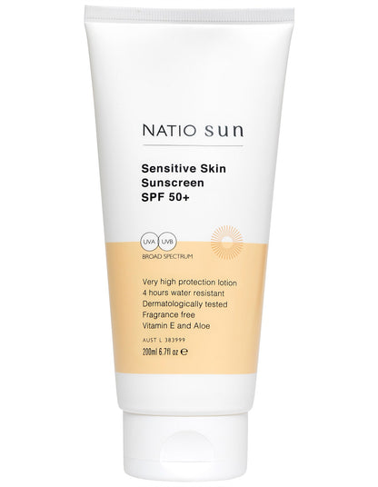 Sensitive Skin Sunscreen SPF 50+ 200ml