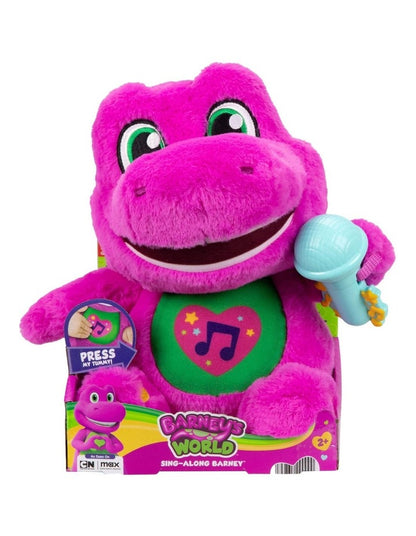 Fisher Price Barneys World Sing Along Barney Plush