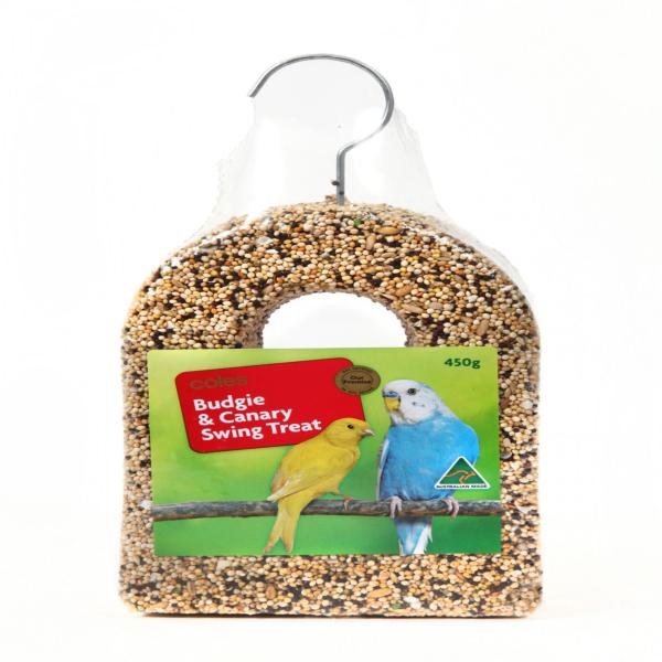 COLES BIRD TREAT BUDGIE CANARY SWING 450G