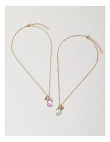 BFF Unicorn Necklace in Gold