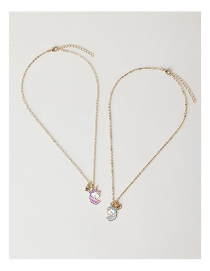 BFF Unicorn Necklace in Gold
