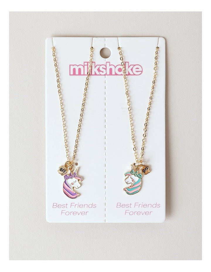BFF Unicorn Necklace in Gold