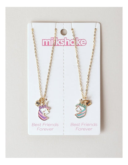 BFF Unicorn Necklace in Gold