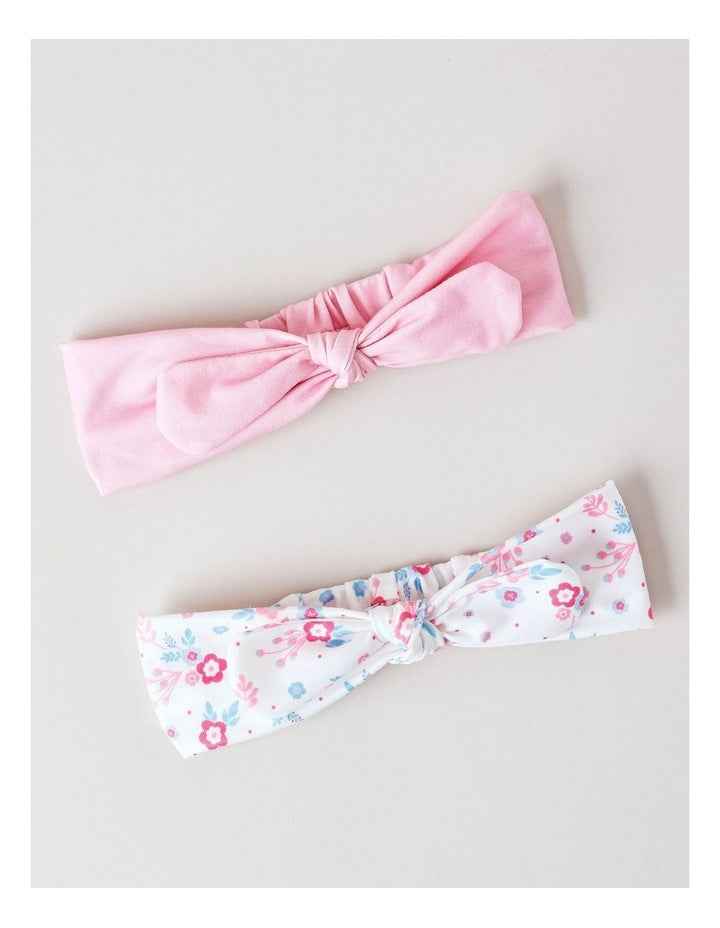 Soft Printed Bow Headband in Multi