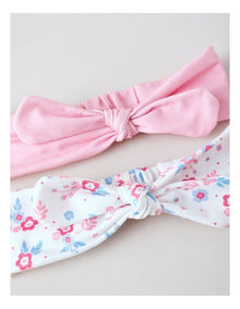Soft Printed Bow Headband in Multi