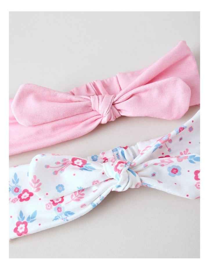 Soft Printed Bow Headband in Multi