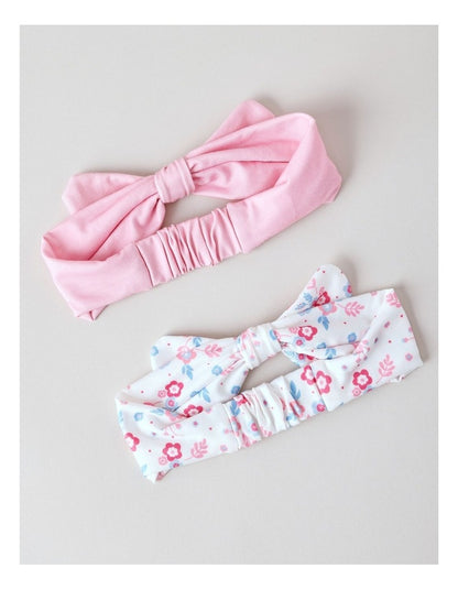 Soft Printed Bow Headband in Multi